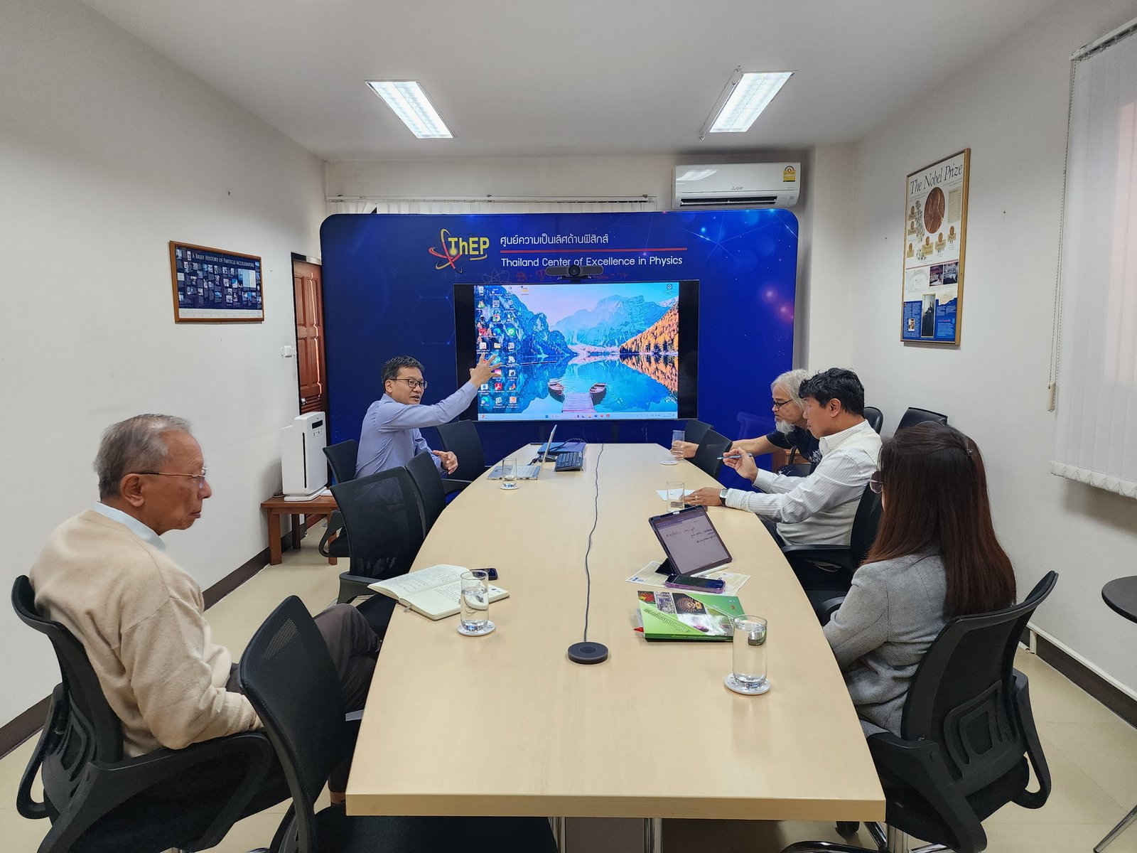 Read more about the article การหารือการดำเนินงาน ระหว่างศูนย์รวมผู้เชี่ยวชาญด้านเครื่องเร่งอนุภาค ศูนย์ความเป็นเลิศด้านฟิสิกส์ กับ Shibaura Institute of Technology