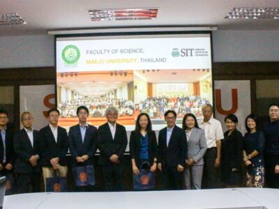 Read more about the article ศูนย์ความเป็นเลิศด้านฟิสิกส์ เยี่ยมชมและหารือความร่วมมือกับมหาวิทยาลัยแม่โจ้ และ Shibaura Institute of Technology ประเทศญี่ปุ่น